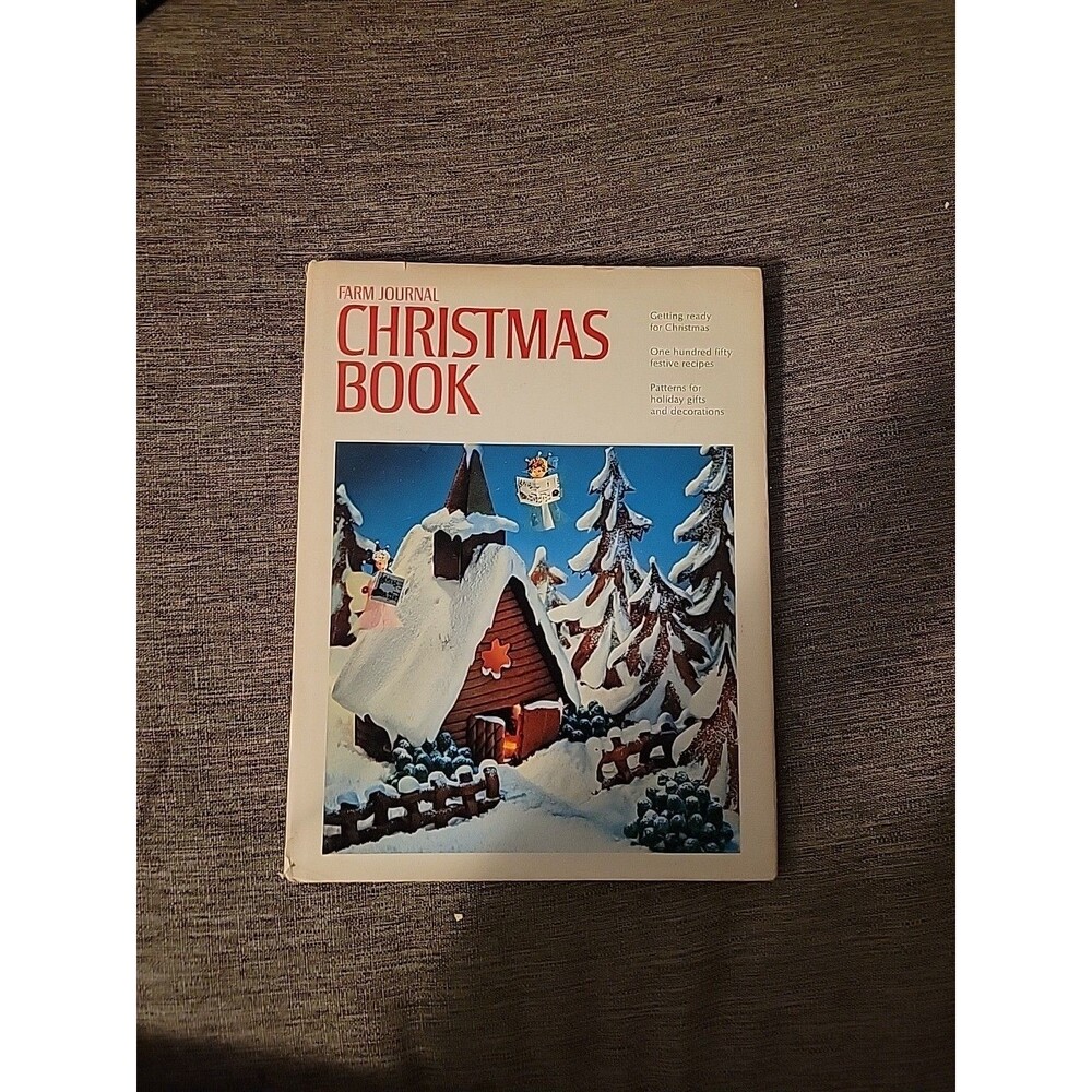 Vtg Farm Journal Christmas Book Vintage 1970 Kathryn Larson Hardcover Recipes